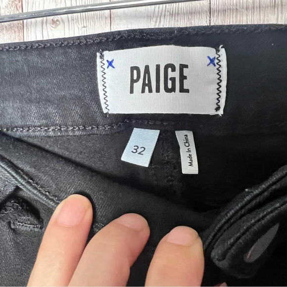 Paige Black Verdugo Ankle Jeans - Picture 3 of 4